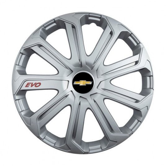 Poklice Chevrolet 16 palců Evo Silver – chrání disky a dodají vzhledu kvalitu - Obrázek 2