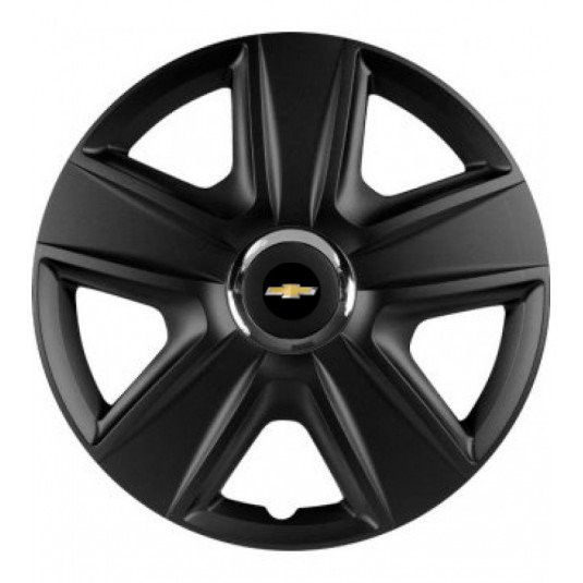 Poklice pro Chevrolet 16 palců – Versaco Esprit RC Black s logem pro ochranu a styl - Obrázek 2