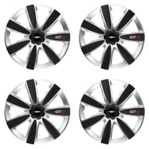 Poklice 16 palců pro Chevrolet – Silver/Black