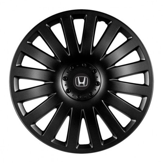 Poklice pro Honda 15 palců – Smart black od Versaco s logem - Obrázek 2