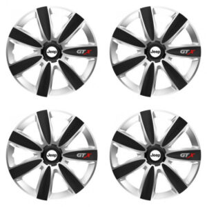 Poklice 14 palců pro Jeep GTX CARBON silver/black – chrání disky