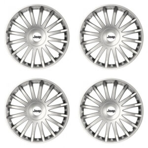 Poklice pro Jeep 16 palců CRYSTAL silver – chrání disky a dodají vzhledu lesk