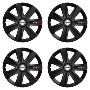 Poklice 16 palců pro Jeep – GTX CARBON black od Versaco s logem