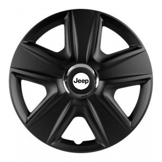 Poklice pro Jeep 16 palců – Versaco ESPRIT RC BLACK s logem Jeep - Obrázek 2