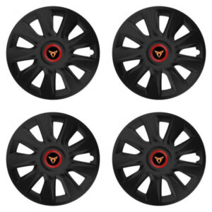 Poklice pro Cupra 17 palců – Stratos RR black s logem