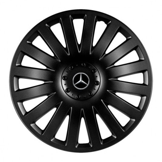 Poklice 14 palců Mercedes – Sada s logem Smart black od Versaco - Obrázek 2