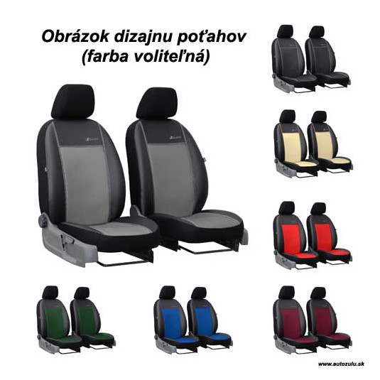 Kompletní potahy na míru pro NISSAN Primastar 1+1 (2001–2014) – Exclusive Leather z eko kůže - Obrázek 4