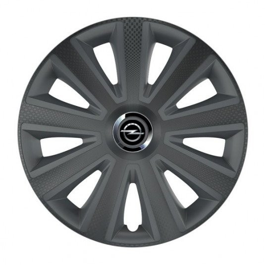 Poklice Opel 16 Aviator carbon RC16 grafite – chrání disky a dodávají luxusní vzhled - Obrázek 2