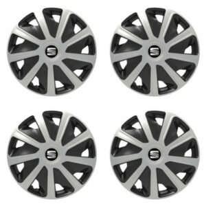 Poklice 15 palců pro Seat dodávky – silver black