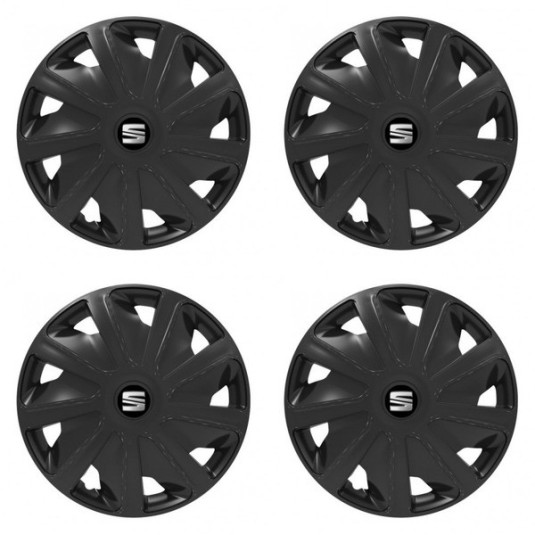 Poklice pro Seat 16 palců – Craft black od Versaco s logem