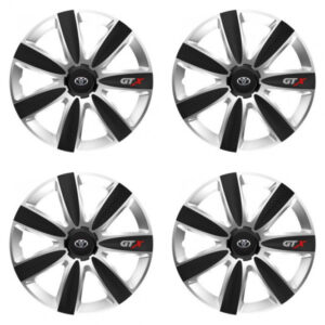 Poklice 14 palců Toyota GTX CARBON silver/black – chrání kola