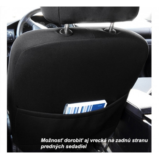 Kompletní potahy na míru pro NISSAN MICRA 5D IV (2010–2017) Elegance – velour, vysoká komfortnost a přesná shoda - Obrázek 4