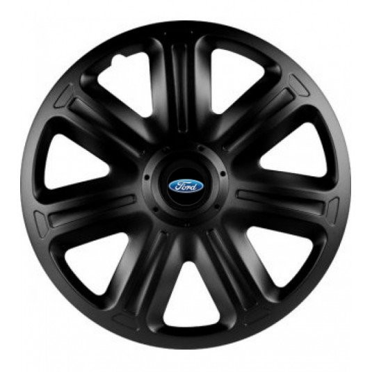 Poklice pro Ford 14 palců – COMFORT BLACK od Versaco s logem - Obrázek 2