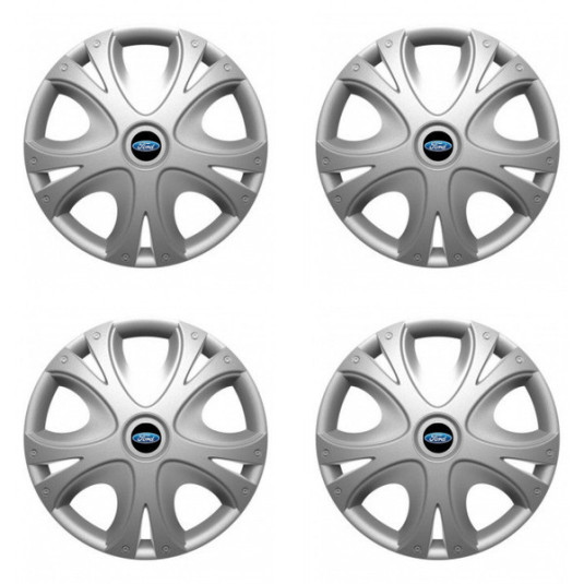 Poklice pro Ford 14 palců s logem – sada 4 ks od Versaco