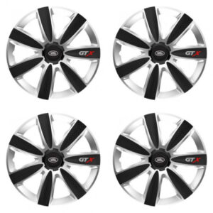 Poklice 14 palců Land Rover GTX CARBON silver/black – chrání disky