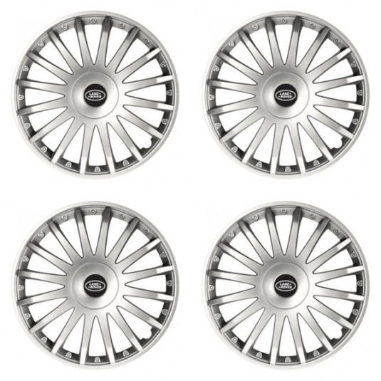 Poklice Land Rover 15 CRYSTAL silver – chrání disky a dodají luxusní vzhled
