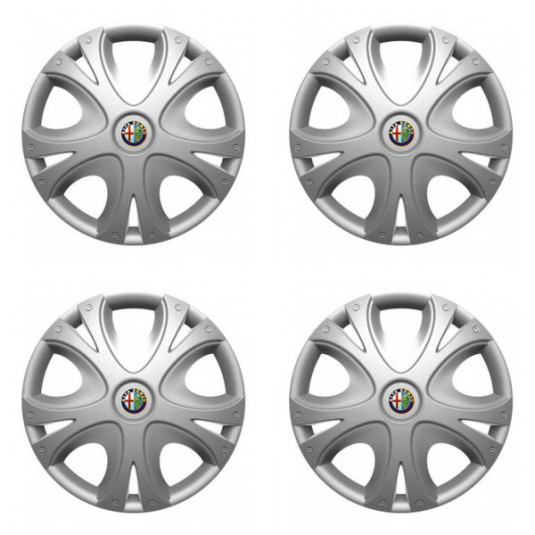 Poklice 14 palců pro Alfa Romeo 14 DYNAMIC – s logem