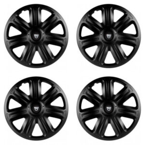 Poklice 14 palců pro Dacia s logem – černé COMFORT BLACK od Versaco