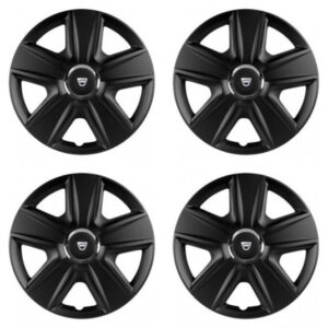 Poklice 14 palců pro Dacia se starším logem – Versaco RC BLACK