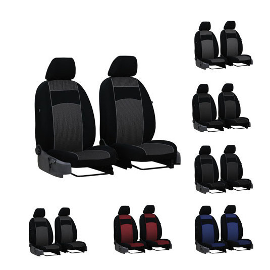 Potahy na míru pro FIAT Fiorino 1+1 IV (2008–2011) – VIP-B3 z elastického textilu