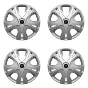 Poklice 15 palců pro Peugeot s novým logem – sada s logy | Versaco