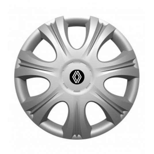 Poklice Renault 16 palců s novým logem – 4ks + samolepky Versaco - Obrázek 2