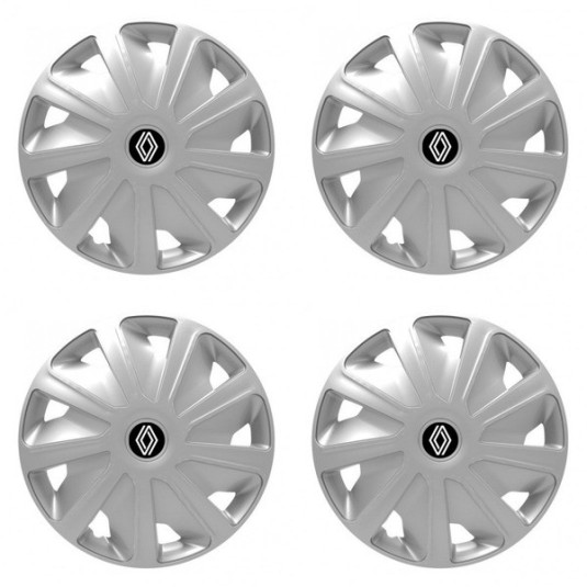 Poklice Renault 16 palců s novým logem – Craft silver od Versaco