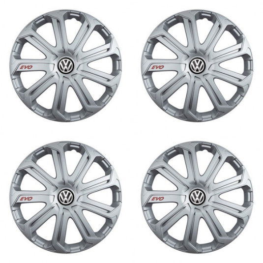 Černé poklice pro VW 14 palců s logem – elegantní ochrana kol od Versaco