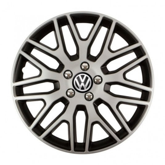 Poklice pro VW 16 palců černé Dakar NC silver and black | Versaco - Obrázek 2