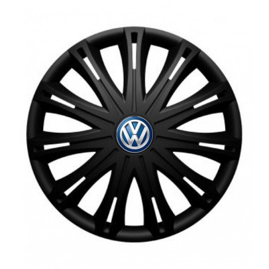 Poklice pro VW 14 palců modré s logem – sada 4 ks od Versaco - Obrázek 2