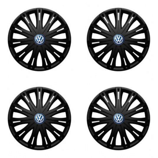 Poklice pro VW 14 palců modré s logem – sada 4 ks od Versaco