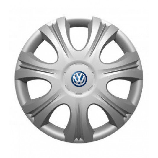 Poklice pro VW 15 palců modré s logem – sada 4 kusů od Versaco - Obrázek 2