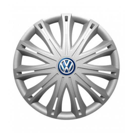 Modré poklice pro VW 15 palců s logem – chrání disky a zvyšují styl - Obrázek 2