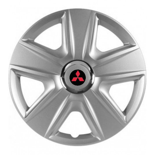 Poklice pro Mitsubishi 14 palců červené s logem – Versaco ESPRIT RC - Obrázek 2