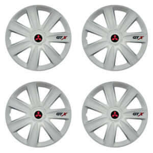 Poklice pro Mitsubishi 17 palců červené s logem – Versaco GTX carbon white